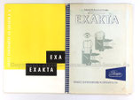 2 leere Ihagee Exakta Prospektmappen