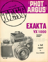 Gérard BOUHOT: Phot Argus Test Exakta VX 1000
