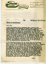 DIN A4 Brief der Ihagee in Englisch 1955