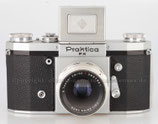 KW Praktica FX 48884 Wechselsucher, Selbstauslöser Zeiss Tessar 2,8/50 (34)
