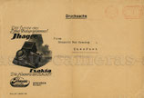 Briefumschlag, gelaufen, mit VP Exakta, 1934