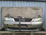 На Опель Вектра Vectra, 1998-2002 гв передняя часть (ноускат) автомобиля с противотуманками, с резонатором и омывательным бачком, оригинал, б/у.