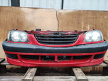 На Тойоту Авенсис Avensis, 1997-2002 гв — передняя часть (ноускат) автомобиля с электро корректором фар, оригинал, б/у.