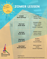 Klassiek ballet 9 juli 19.00-20.00 uur