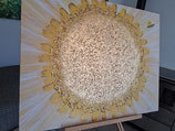 NeuZeit Kunstwerk mit dem Titel: "Go(o)d Nature Vibration" = Kräfte der Sonne und des Löwen"