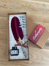 Schreibfeder rot