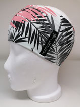 Palmenblätter rosé, grau, schwarz auf offwhite