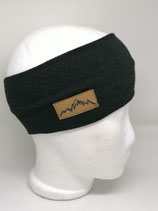 Stirnband Strick schwarz