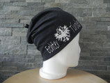 Echter Tiroler Beanie dunkelgrau/weiss