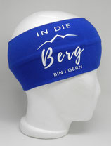 In die Berg bin I gern royalblau/weiß