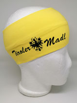 Stirnband Tiroler Madl gelb