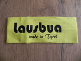 Lausbua made in Tyrol gelb/schwarz