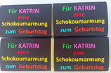 Schokoumarmung personalisiert