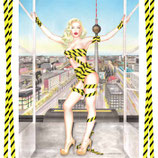 shower curtain "construction Berlin!"
