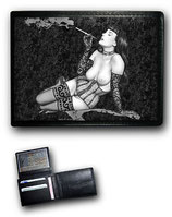 Leather money bag