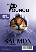 Chat - Saumon et Poulet avec du Riz