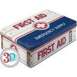 First Aid Blue - Emergency Supply, Vorratsdose Flach L  / 2.5L  / 200120