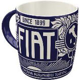 Fiat - Since 1899 Logo Blue  Tasse  8,5x9cm, 330ml  /  43066