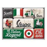 Vespa,  Magnet-Set  9x2x7cm   /  83125