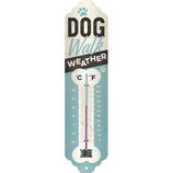 Dog Walk Weather  Thermometer  6,5x28cm  / 80326