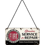 Fiat - Service & Repair  Hängeschild 20x10cm / 28045