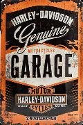 Harley Davidson Garage,  20x30cm  /  200059