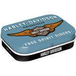 Harley-Davidson  Logo Blue  Mint Box  4x6x1,6cm  /  81380