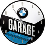 BMW - Garage  Wanduhr 31cm  /  51077