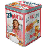 Tealicious & Tearrific  Tea-Box 7,5 x 7,5 x 9,5cm  /  31301