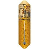 Wer Bier trinkt hilft der Landwirtschaft, Thermometer 6,5x28cm  / 200190
