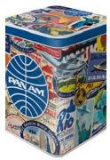 Pan Am - Travel Collage,  Tea-Box 7,5 x 7,5 x 9,5cm / 31317