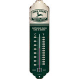 JOHN DEERE - Logo Beige Green Thermometer  6,5x28cm  /  80315