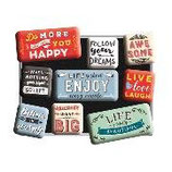 Word Up / Enjoy Life,  Magnet-Set  9x2x7cm / 83111