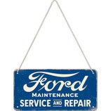 Ford - Service & Repair   Hängeschild 20x10cm  / 28046