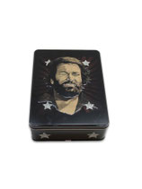 Kult Dosen, Bud Spencer schwarz, Vorratsdose Flach / B-BO1