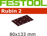 STF-Schleifstreifen Korn040, 80x133 Rubin2