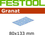 STF-Schleifstreifen Korn 040, Granat 80x133