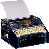 Schreibmaschinen-Notizrolle - Sherlock Holmes
