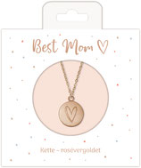 Halskette mit Herzanhänger "Best Mom"