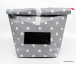 ★ Lunchbag ★ Stars ★ Grey