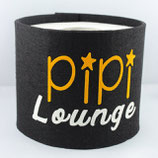 Klopapier-Manchette ★ Pipi Lounge ★ black