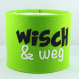 Klopapier-Manchette ★ Wisch & Weg ★ lemon