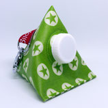 Kaugummi Bag Pyramide ★ green stars in circles ★