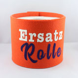 Klopapier-Manchette ★ Ersatz Rolle ★ orange