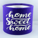 Klopapier-Manchette ★ Home Sweet Home ★ violett