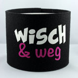 Klopapier-Manchette ★ Wisch & Weg ★ black