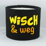 Klopapier-Manchette ★ Wisch & Weg ★ black