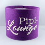 Klopapier-Manchette ★ Pipi Lounge ★ violett