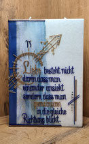 3. Hochzeitskerze Block mit Kompass