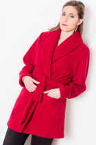 Veston femme en coloris écossais océan Taille XS